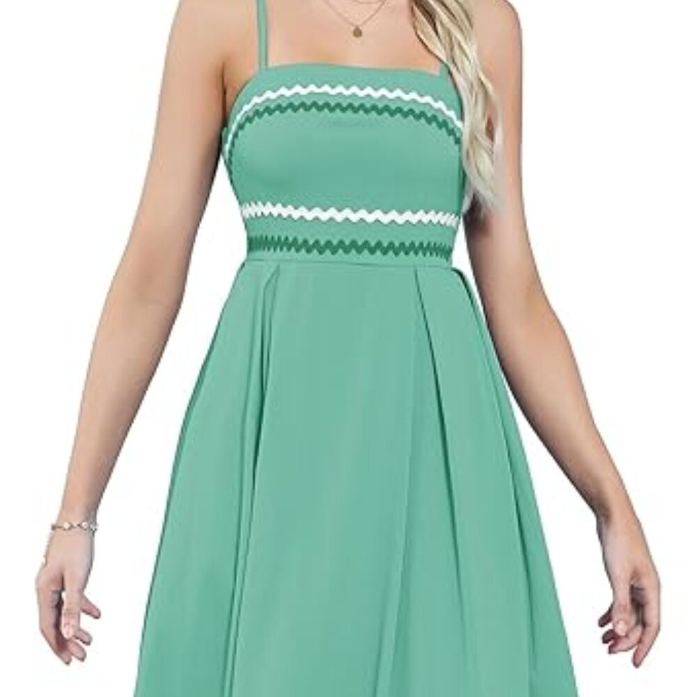 ☀️ **New with Tags! Gardenwed Sleeveless Rick Rack Maxi Dress - Size XXL** ☀️